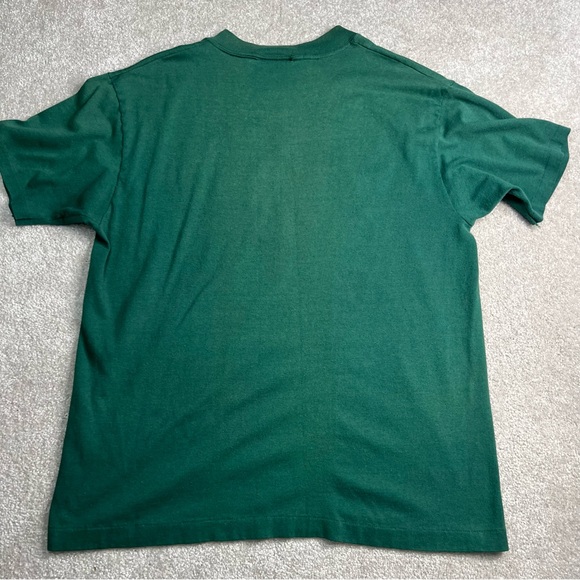 Vintage Green and Yellow Notre Dame‎ Game T-Shirt Bike - Picture 6 of 6
